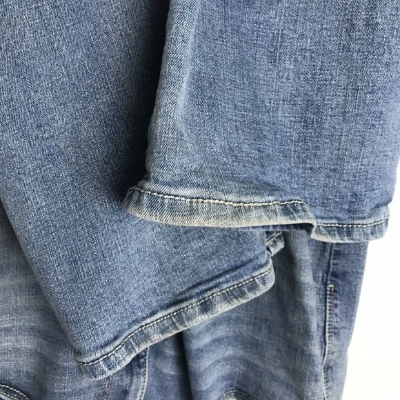 TK Axel Slim Boot Cut Jeans Blue Denim Stretch - Picture 8 of 11